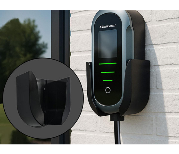 Qoltec Mobilna ładowarka EV z regulacją 2w1 Typ2 (11kW, 400V, 5m) - 1483419 - zdjęcie 7